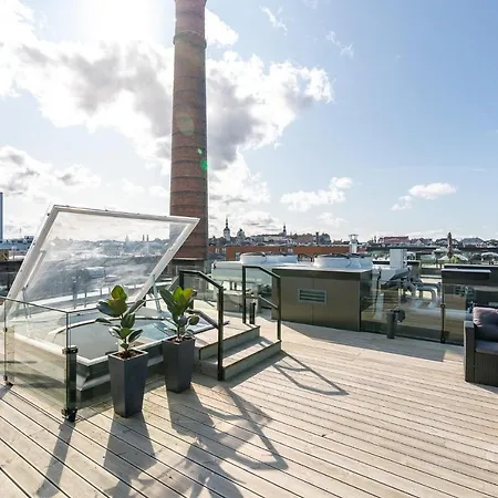 Rotermann Penthouse Design - 360 View Rooftop Terrace