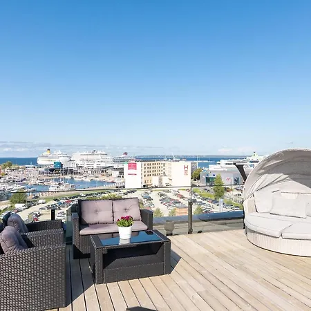 Rotermann Penthouse Design - 360 View Rooftop Terrace * Tallinn